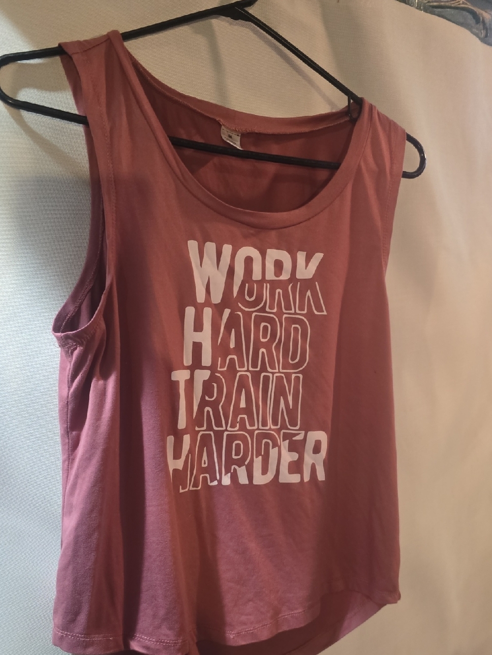 Super Soft Rose Tank Top  Size M